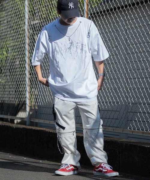 「JOHN'S CLOSET」 半袖Tシャツ LARGE ブラック メンズ_画像4