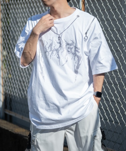 「JOHN'S CLOSET」 半袖Tシャツ LARGE ブラック メンズ_画像9