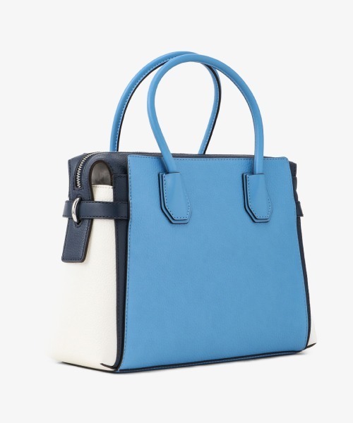【中古】マイケルコース MICHAEL KORS ショルダーバッグ ハンド 2WAY レザー 水色 ライトブルー  /AQ ■OS ■GY18 MICHAEL KORS（マイケルコース） 2WAYバッグ FREE ブルー系その他
