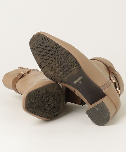 「JELLY BEANS」 ショートブーツ M ベージュ レディース_画像3