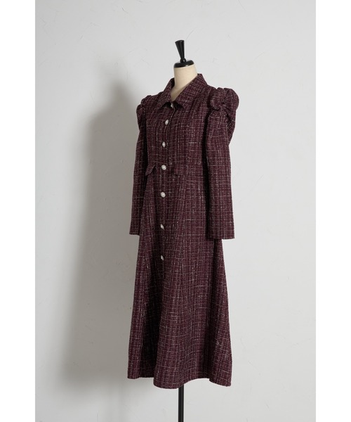 tocco closet（トッコ クローゼット） ワンピース パール釦パワー