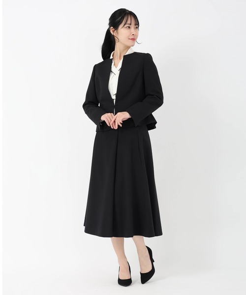 ストロベリーフィールズ ビジュー ダウンコート ノーカラー ペプラム ジャケット ストロベリーフィールズ ビジュー ダウンコート ノーカラー ペプラム