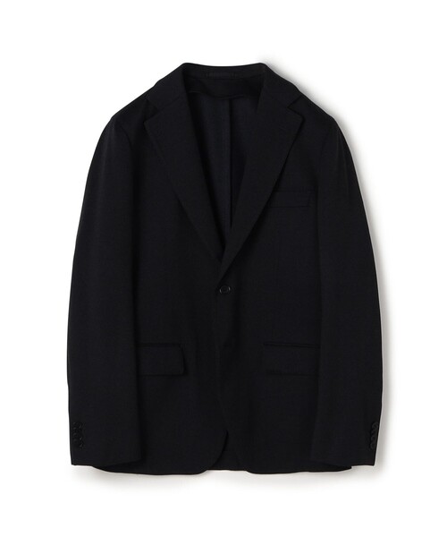 現行モデル!!!【 TOMORROWLAND】ナイロン テーラード 44 S TOMORROWLAND（トゥモローランド） テーラードジャケット 44 ネイビー