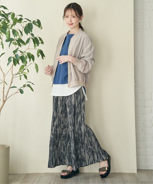 「ikka」 ブルゾン L ベージュ レディース_画像5