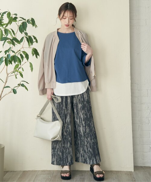 「ikka」 ブルゾン L ベージュ レディース_画像7