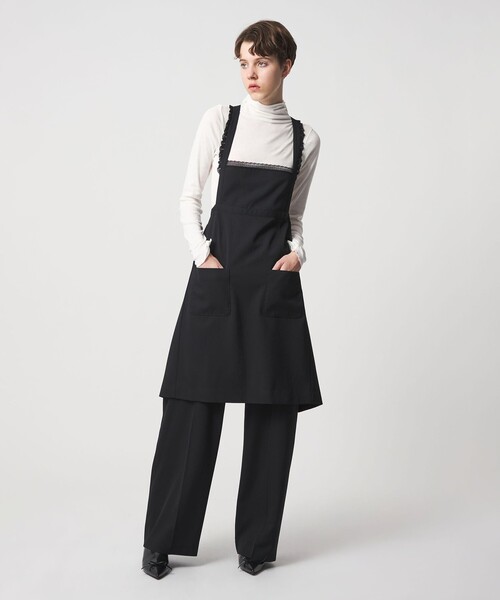 6 ワンピース 「6(ROKU)」ギャバジン レース エプロン : ZOZOTOWN