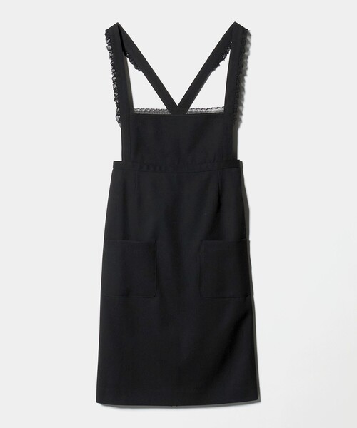 6 ワンピース 「6(ROKU)」ギャバジン レース エプロン : ZOZOTOWN