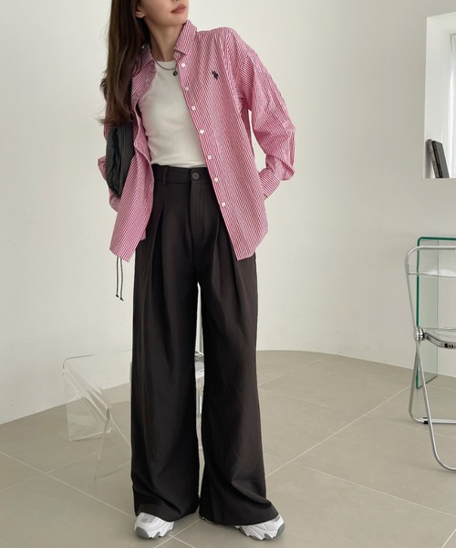 「U.S. POLO ASSN.」 長袖シャツ M ピンク レディース_画像6