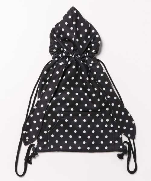 デイバック リュック Nia(ニア)/ドット柄 ウサ耳フーディー