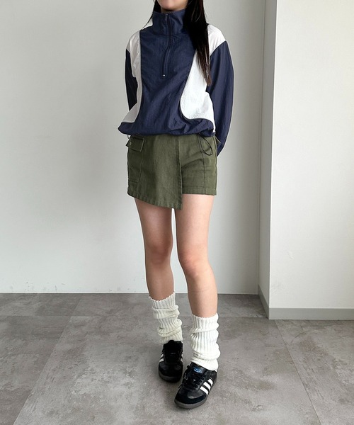 「apres jour mignon」 ナイロンブルゾン フリー カーキ レディース_画像7