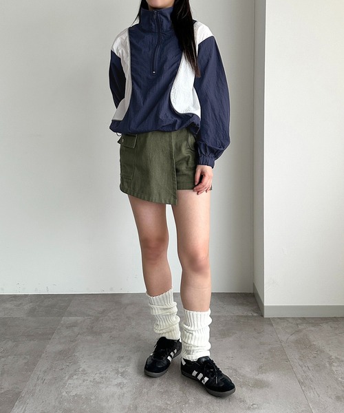 「apres jour mignon」 ナイロンブルゾン フリー カーキ レディース_画像8