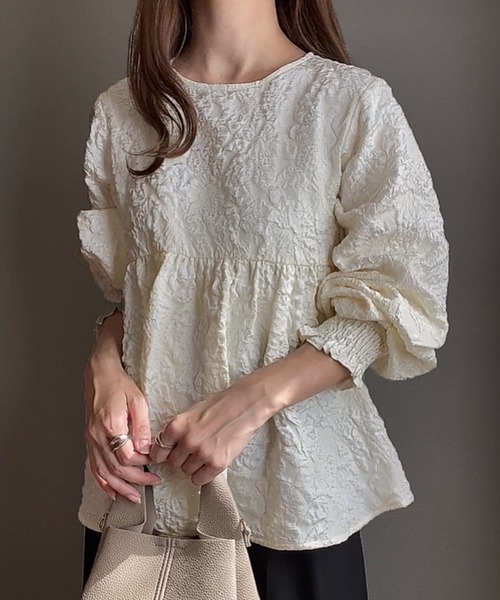 「FILLOU」 長袖ブラウス MEDIUM ブラック レディース_画像9