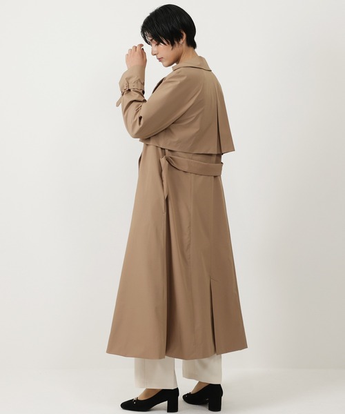 「TRUDEA」 トレンチコート LARGE ベージュ レディース_画像5