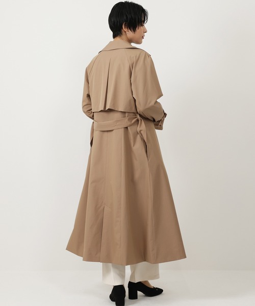 「TRUDEA」 トレンチコート LARGE ベージュ レディース_画像6