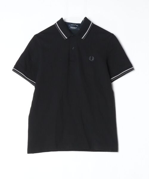 FRED PERRY フレッドペリー 半袖ポロシャツ ブラック M FRED PERRY（フレッドペリー） 半袖ポロシャツ 38 ブラック メンズ