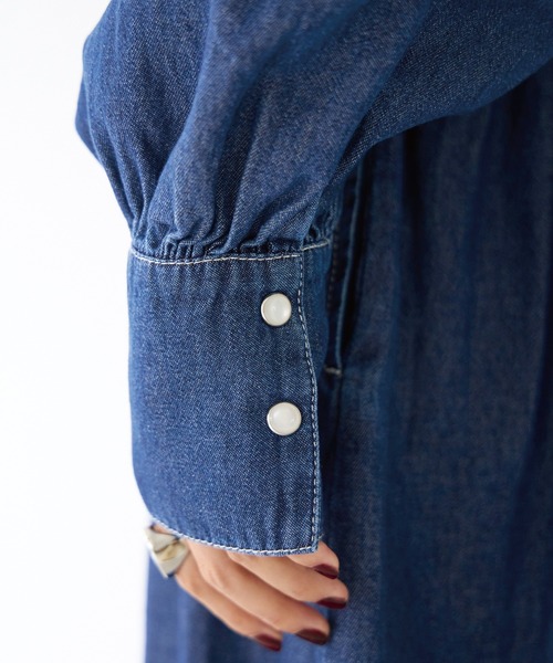 「LAVEANGE」 長袖ワンピース M ブラック レディース_画像3