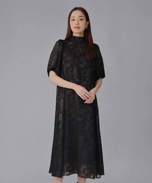 「J by blue」 半袖ワンピース MEDIUM カーキ レディースの画像