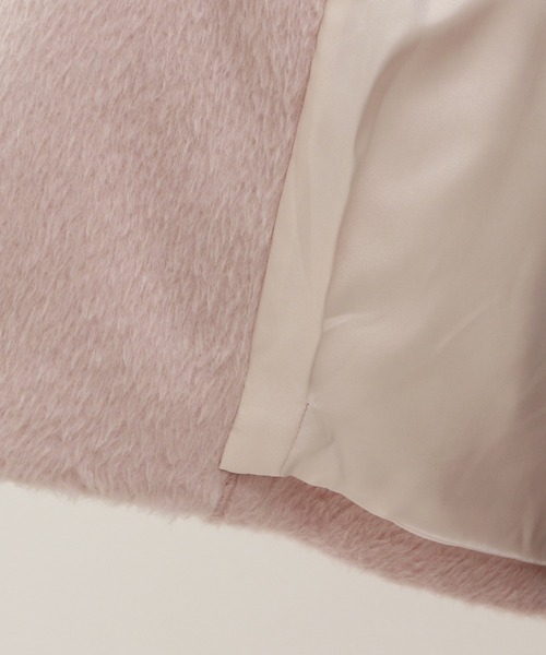 「TRUDEA」 ピーコート LARGE ピンク レディース_画像8
