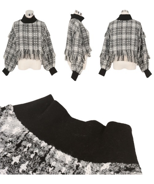 「KOBE LETTUCE」 長袖ニット M ブラウン レディース_画像10