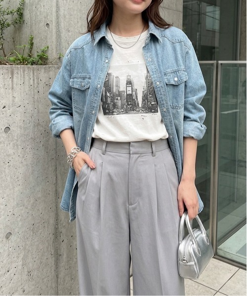 ブラウス シャツ デニムシャツ レディース : ZOZOTOWN Yahoo!店 - 通販
