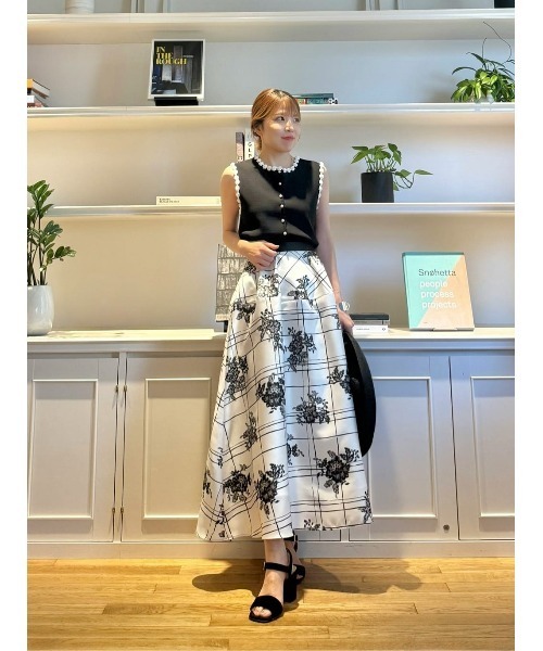 美品 LOULOU WILLOUGHBY ニット ベスト フリンジクロッシェジレ LOULOU WILLOUGHBY】フリンジクロッシェジレ