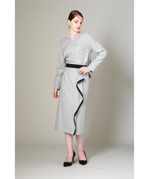 「PINKY&DIANNE」 タイトスカート 38 グレー レディース_画像3