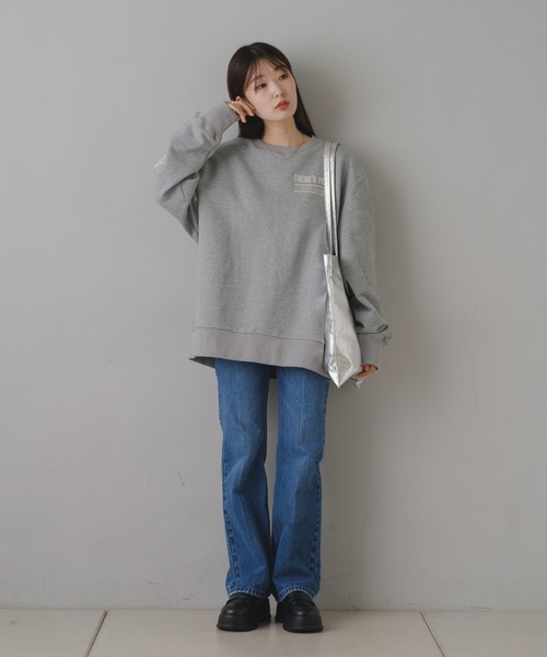 「Kastane」 「b.」スウェットカットソー L グレー レディース_画像2