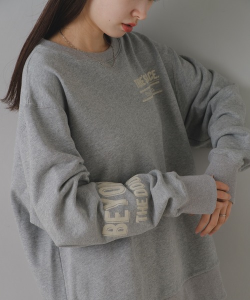 「Kastane」 「b.」スウェットカットソー L グレー レディース_画像9