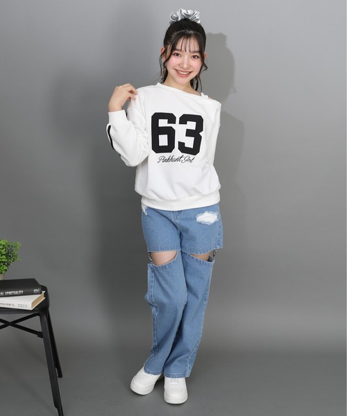 PINKHUNT（ピンクハント） ワイドパンツ パンツ PINKHUNT 2wayダメージ