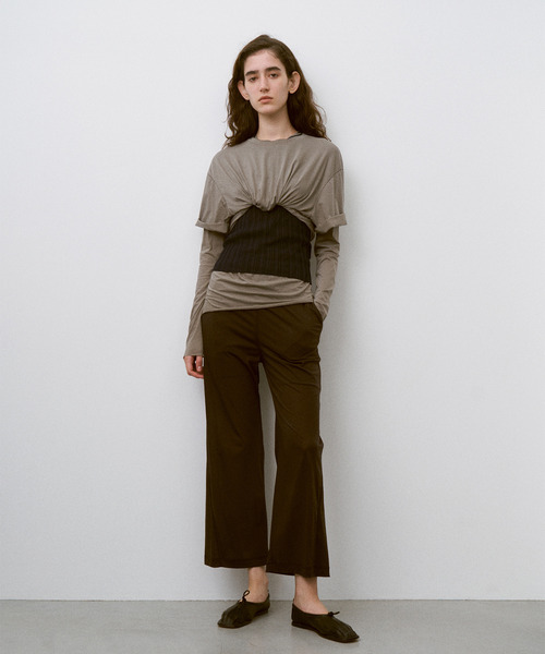 UNFIL（アンフィル） tシャツ 半袖 アンフィル / twisted cotton sheer