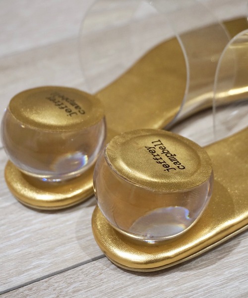 「Jeffrey Campbell」 フラットサンダル 36 ゴールド レディース_画像4