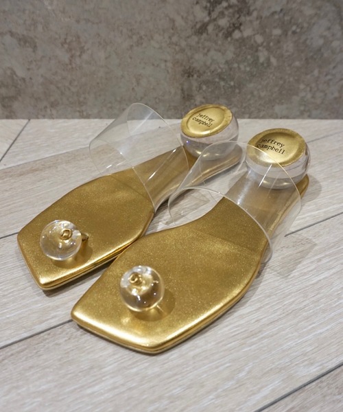 「Jeffrey Campbell」 フラットサンダル 36 ゴールド レディース_画像7