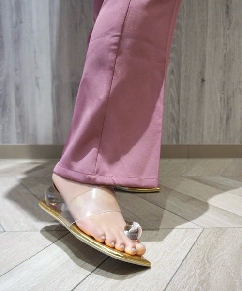 「Jeffrey Campbell」 フラットサンダル 36 ゴールド レディース_画像8