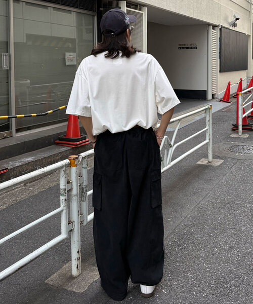 「CIAOPANIC」 カーゴパンツ MEDIUM ブラック メンズの画像7