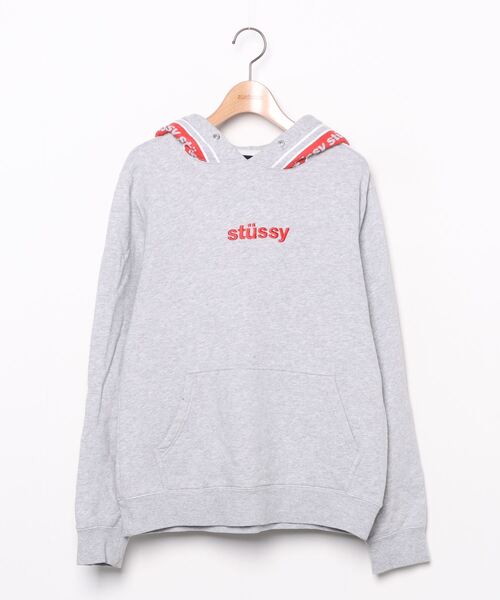 STUSSY（ステューシー） プルオーバーパーカー S グレー メンズ