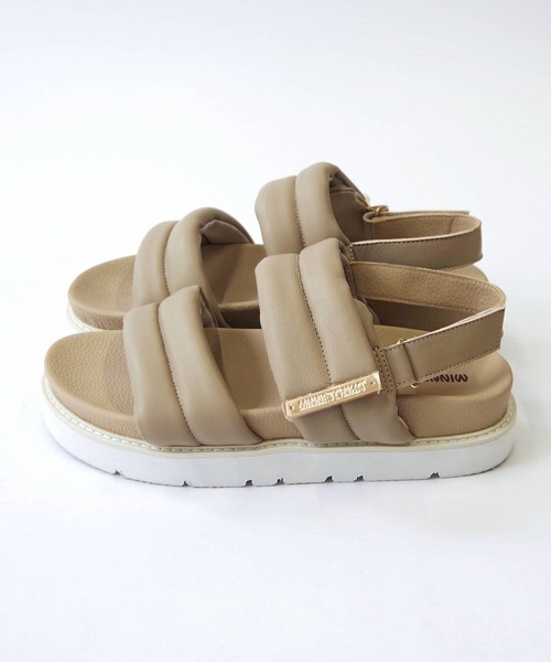 「Minnetonka」 フラットサンダル 5 シルバー レディース_画像9