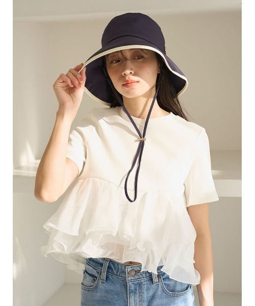 スナイデル　UVカット ハット SNIDEL（スナイデル） 帽子 ハット UVカットバケットハット レディース