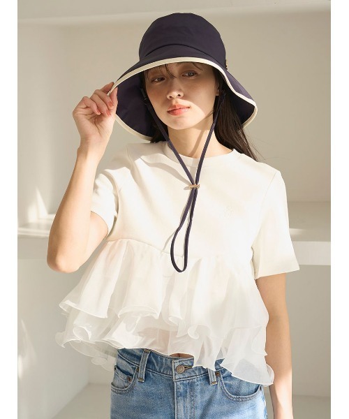 SNIDEL（スナイデル） 帽子 ハット UVカットバケットハット レディース