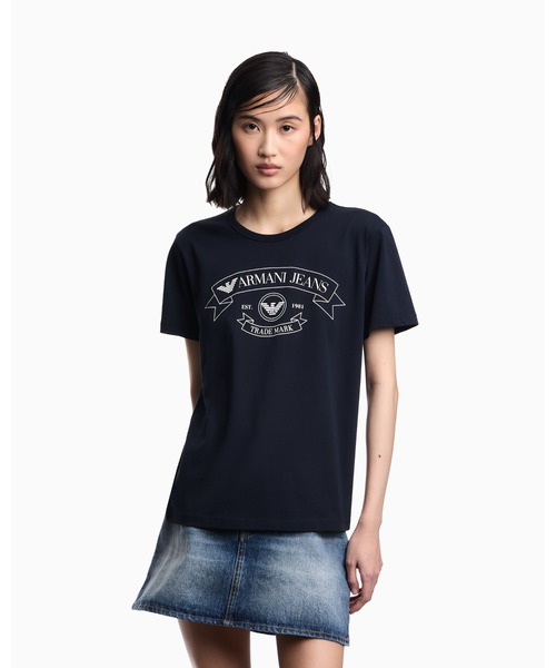 未使用♡エンポリオアルマーニ♡Tシャツ♡ネイビー EMPORIO ARMANI tシャツ 「エンポリオ アルマーニ」Tシャツ ジャージー