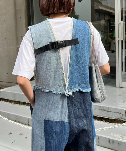etsinta（エシンタ） オーバーオール ONE SIZE ブルー レディース 