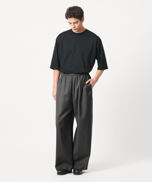 ＜H＞サマートロピカル ハーレムパンツ LOEFF（ロエフ） パンツ 「LOEFF」トロピカルウール ハーレムパンツ