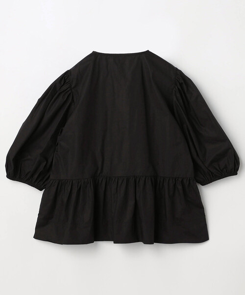 GANNI（ガニー） ブラウス シャツ Cotton Poplin Peplum Blouse