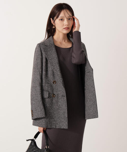 「PROPORTION BODY DRESSING」 テーラードジャケット MEDIUM ベージュ系その他 レディースの画像