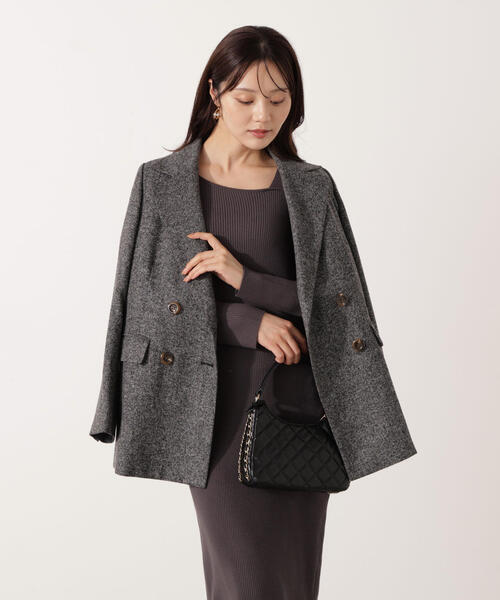 「PROPORTION BODY DRESSING」 テーラードジャケット MEDIUM ベージュ系その他 レディースの画像