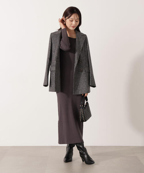 「PROPORTION BODY DRESSING」 テーラードジャケット MEDIUM ベージュ系その他 レディースの画像