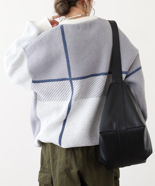 「FUNALIVE」 「cathy’s closet」長袖ニット M ブルー系その他 メンズ_画像6
