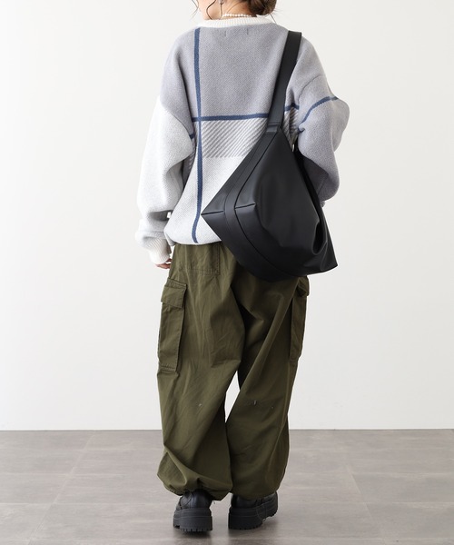 「FUNALIVE」 「cathy’s closet」長袖ニット M ブルー系その他 メンズ_画像7