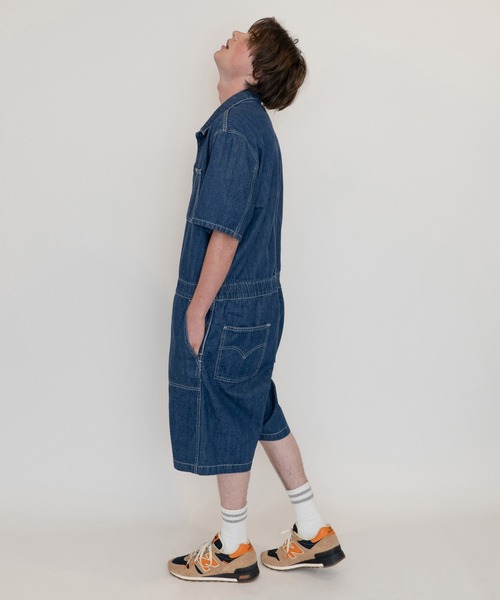 「Levi's」 オールインワン S ブルー メンズ_画像2