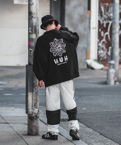 「SIDEWAY STANCE」 スウェットカットソー MEDIUM グレー メンズ_画像6