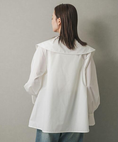 「SENSE OF PLACE by URBAN RESEARCH」 長袖ブラウス ONE オフホワイト レディース_画像4